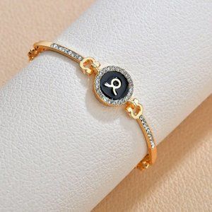 Zodiac Pendant Charm Bracelet, Taurus